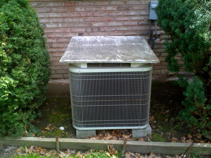 outside ac unit cover